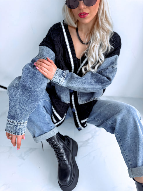 Adīta jaka "INDIGRA" TY26188 - MELNA