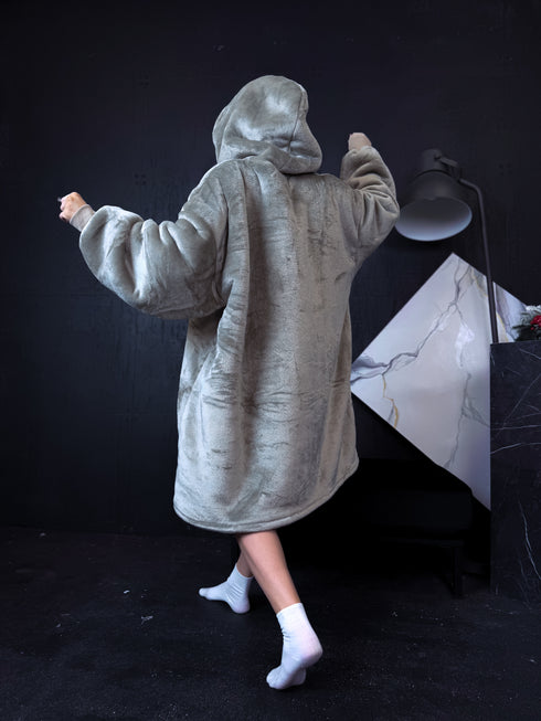 ELYNDI Lux blanket Sweater - LIGHT HAKI