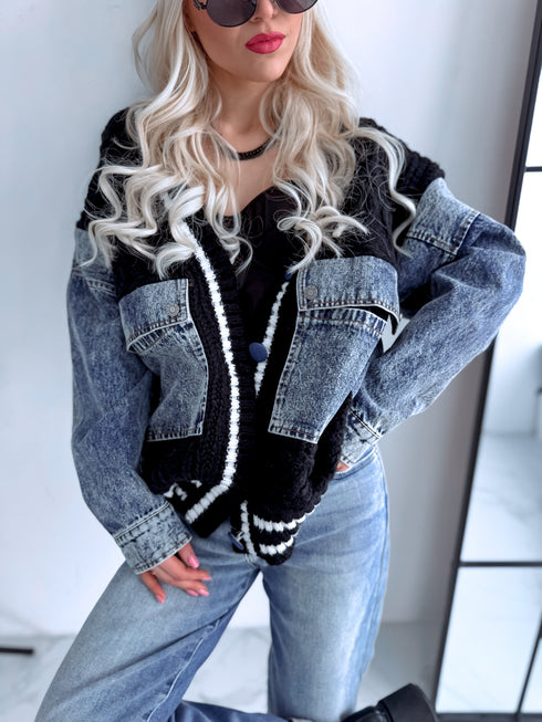 Adīta jaka "INDIGRA" TY26188 - MELNA