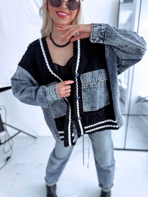 Adīta jaka "INDIGRA" TY26188 - MELNA