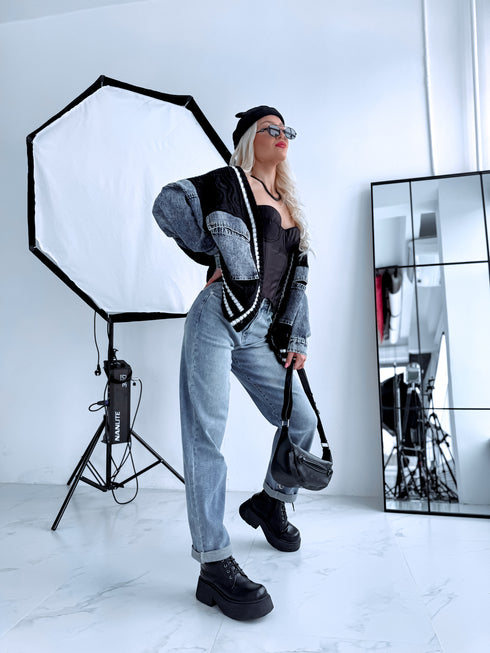 Adīta jaka "INDIGRA" TY26188 - MELNA