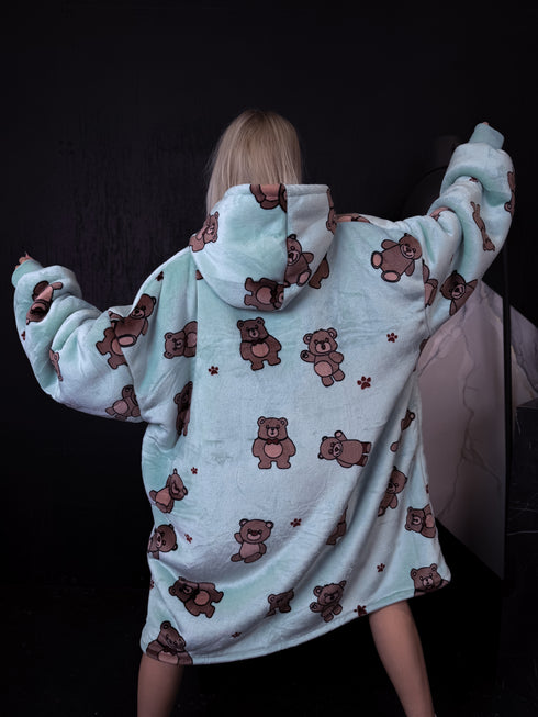 ELYNDI Lux blanket Sweater "BEAR"