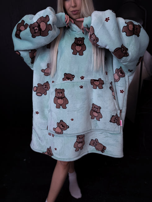 ELYNDI Lux blanket Sweater "BEAR"