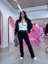 STRAIGHT jeans "LIKE BLUE DJ2791" - DARK WAVE