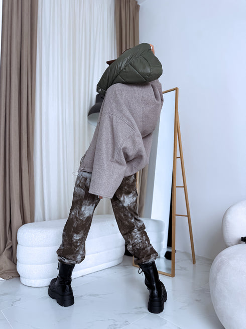 Jacket "ORDER 9085" - gray-brown with khaki