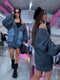 Jacket with sequins "TRUE JEANS 04#" - GRAY