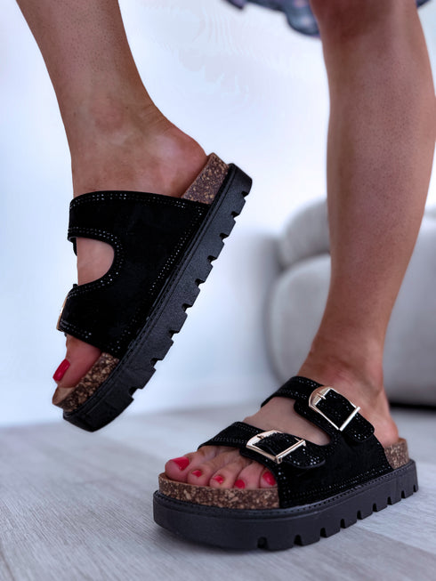 Iešļūcenes "BLING STEP" LS-188 - MELNAS