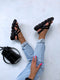 Strappy Sandals "PINUMS" - Black