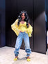 Shoes "CELEBRITY 138" - YELLOW