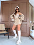 "SOPHIA CLASSIC" Skort W50072 + Belt - CARAMEL