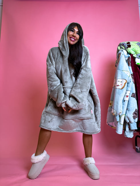 ELYNDI Lux blanket Sweater - LIGHT HAKI