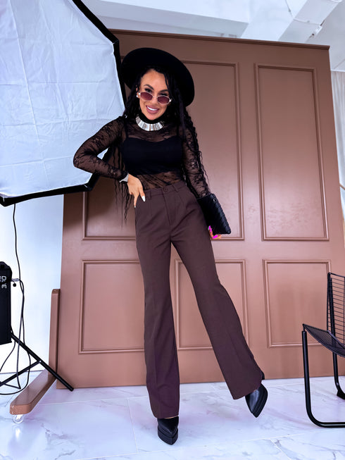 Klasiskas, CHOCO auduma bikses "SEASON HIT" VS02