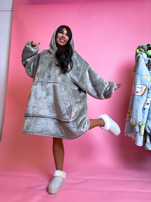 ELYNDI Lux blanket Sweater - LIGHT HAKI