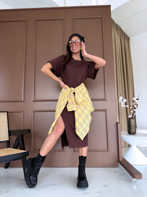 Kleita "EASY WEAR VD1971" - CHOCO