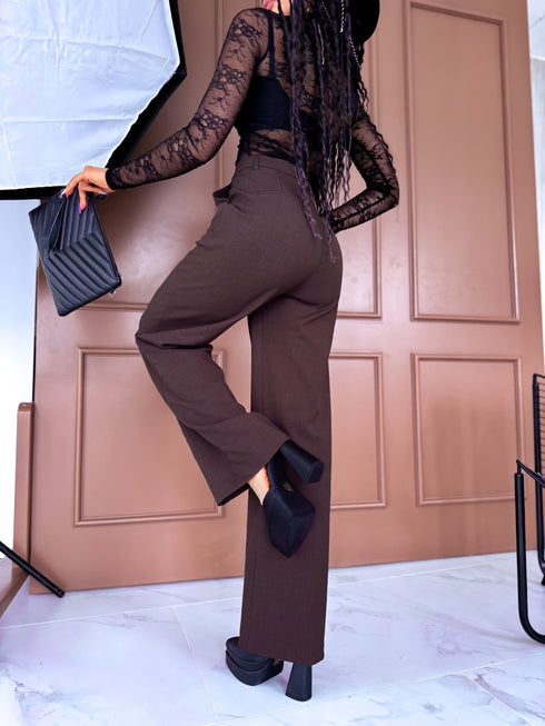 Klasiskas, CHOCO auduma bikses "SEASON HIT" VS02