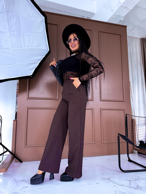 Klasiskas, CHOCO auduma bikses "SEASON HIT" VS02