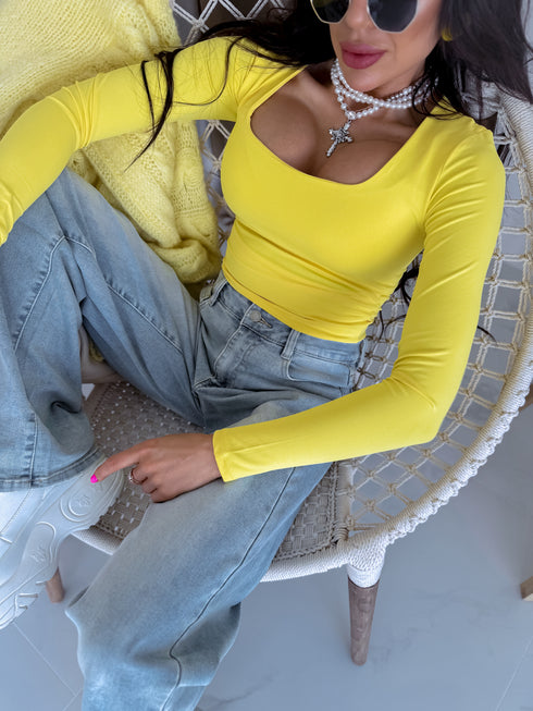 PUSH-UP viršūnės "OPULENCE VD73" - GELTONAS