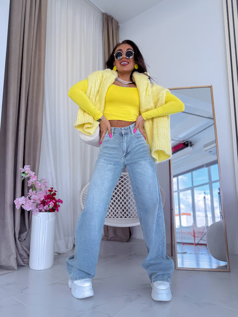 PUSH-UP viršūnės "OPULENCE VD73" - GELTONAS