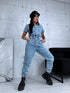 LIGHT BLUE DENIM jumpsuit "BLUE WEEKEND" LY107