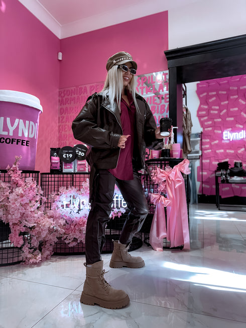 CHOCO "LUX LIMITED" ādas imitācijas jaka 10590