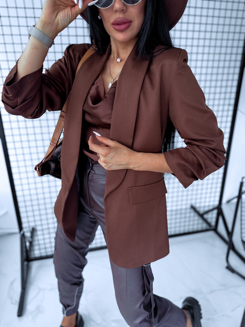 Choco, ONE SIZE jacket + choco top