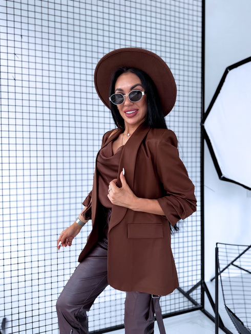 Choco, ONE SIZE jacket + choco top