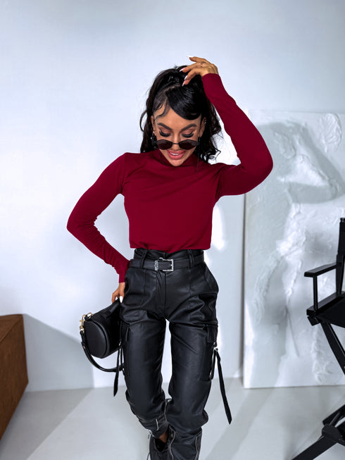 Classic turtleneck - BURGUNDY PRE-ORDER