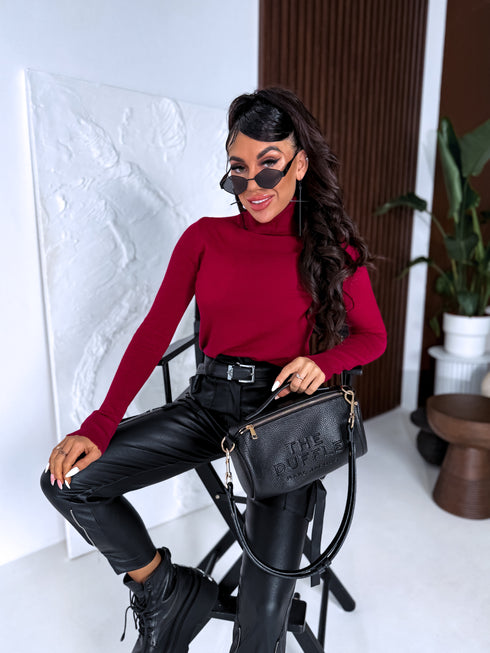 Classic turtleneck - BURGUNDY PRE-ORDER