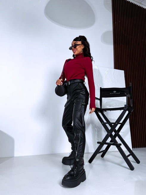 Classic turtleneck - BURGUNDY PRE-ORDER