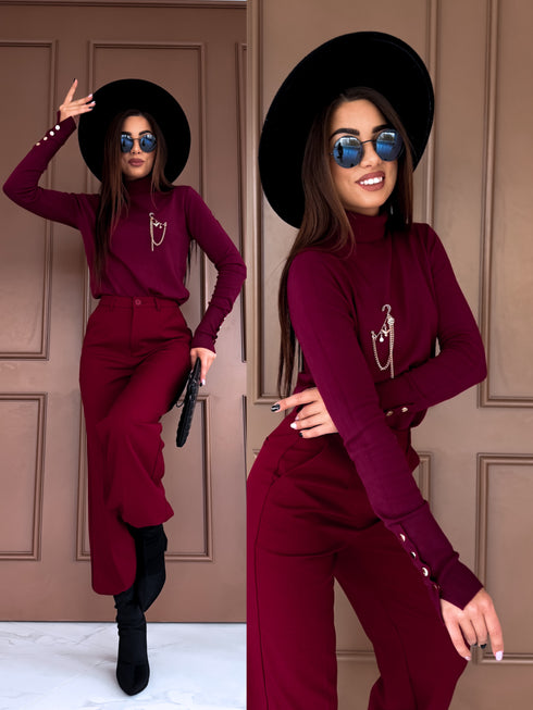 Bītlene ar spiedpogām "CHANCE W2411" - BORDO