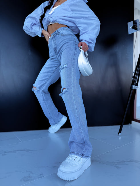 Džinsa bikses "SUNLOVER" H692-1 - ZILAS