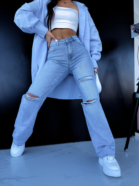 Džinsa bikses "SUNLOVER" H692-1 - ZILAS