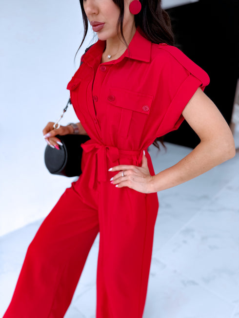 Pantsuit "BALANCE V80" - RED