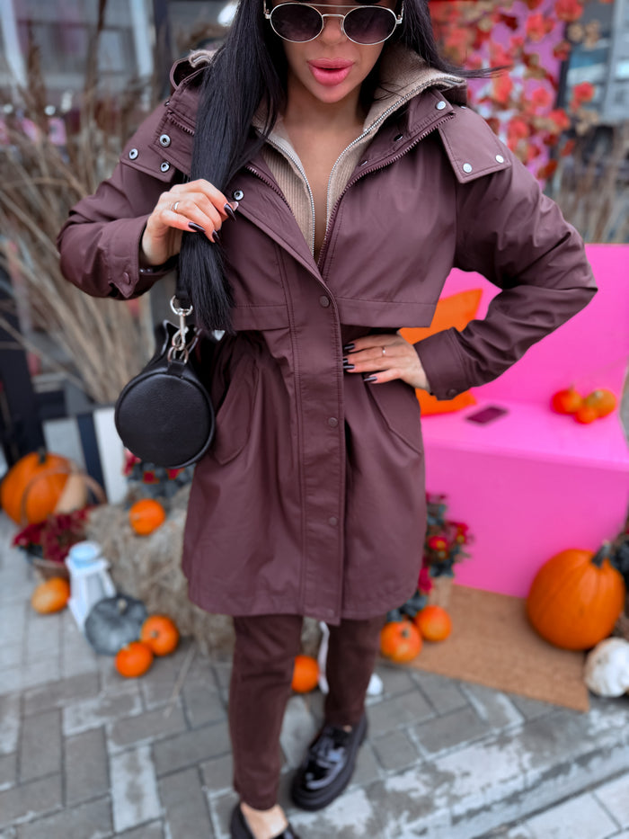Coat "LOST IN PARADISE 3133-2" - CHOCO