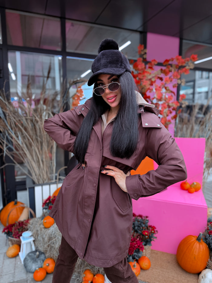 Coat "LOST IN PARADISE 3133-2" - CHOCO