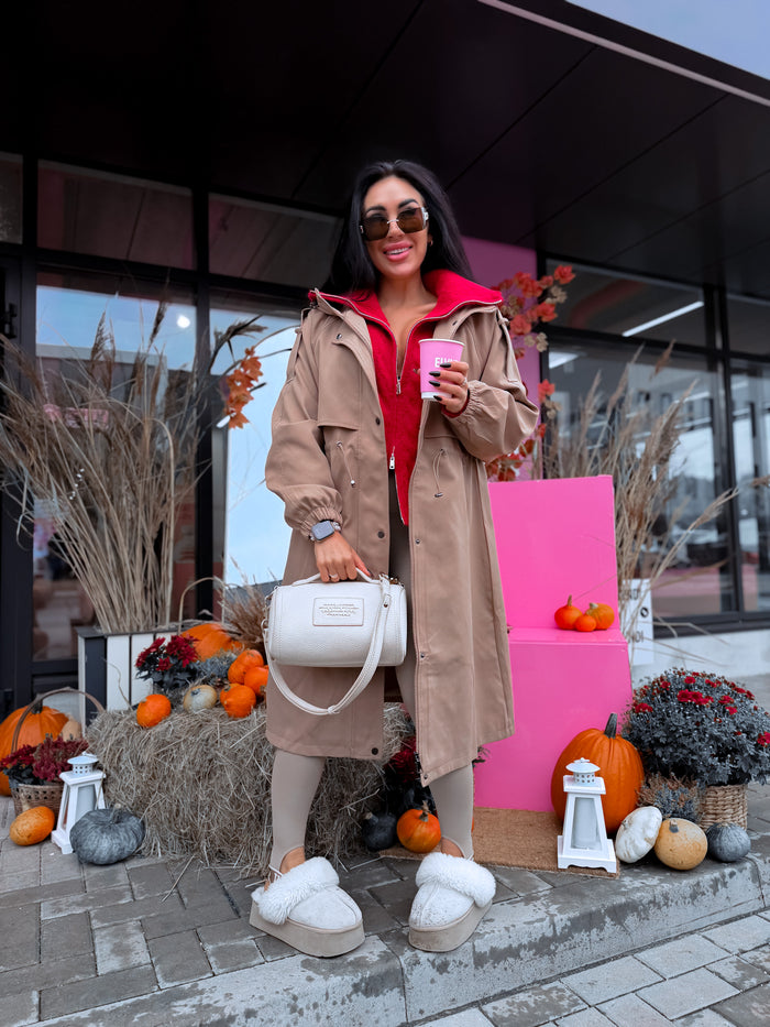 Coat "MOUNTAIN GIRL NA3059" - CARAMEL