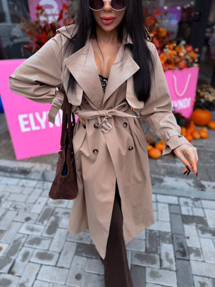 Trench coat "KANEL NA3072" – CARAMEL