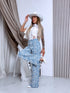 Gėlių siuvinėjimo kelnės "BALI VIBE" L1197