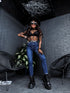 Dark Blue HIGH WAIST SKINNY Jeans DJ314