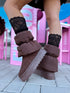 Короткие сапоги "SLOW" 9005 - CHOCO
