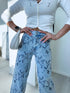 LUX denim pants "LILIUM" T6058-1 - LIGHT BLUE