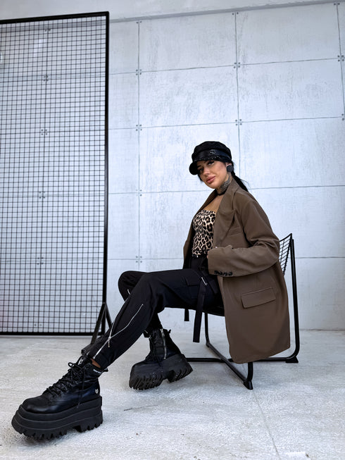 Švarkas "BELLA" - CHOCO