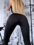 Legingi "POWER STRIPE" LM88169 - MELNI
