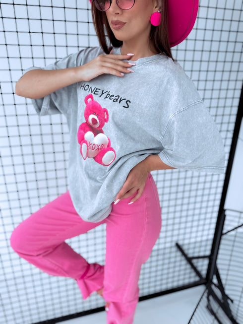 T-krekls "XOXO" - GAIŠI PELĒKS