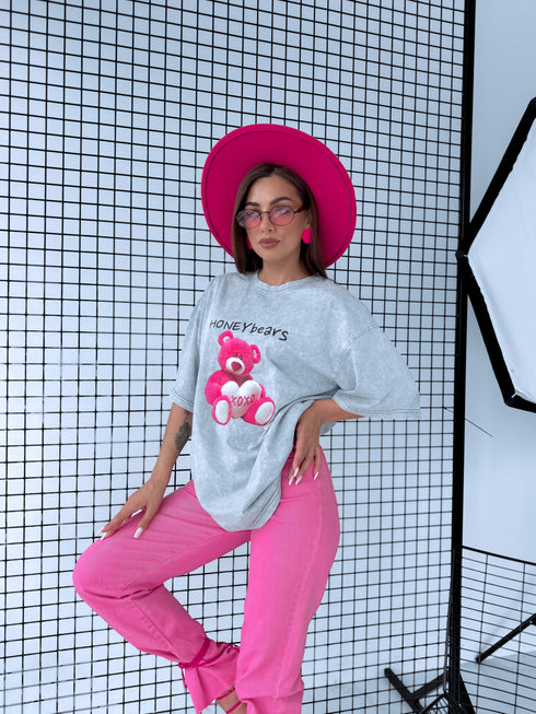 T-krekls "XOXO" - GAIŠI PELĒKS