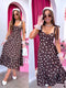 Kleita "DOTTED DECORATION" 1372 - CHOCO