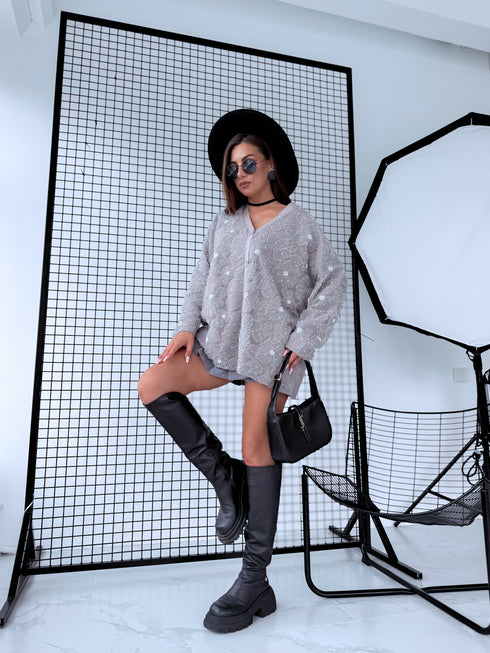 LUX кофта "СЕРЫЙ ЭСТЕТИЧНЫЙ 66"