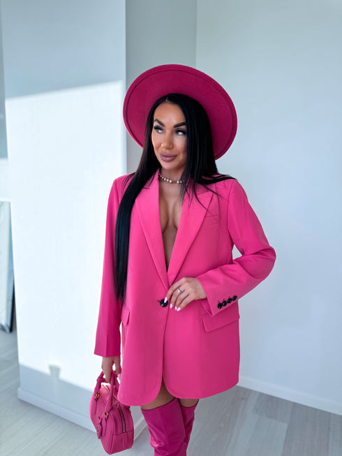 Жакет "БЕЛЛА" - ЯРКО РОЗОВЫЙ