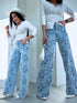 LUX denim pants "LILIUM" T6058-1 - LIGHT BLUE