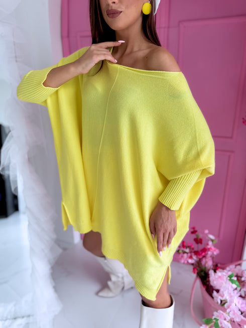 ELYNDI large size sweater "TULIP 37744" - yellow